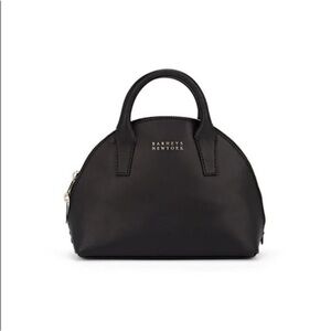BARNEYS NEW YORK Leather Bowler Bag